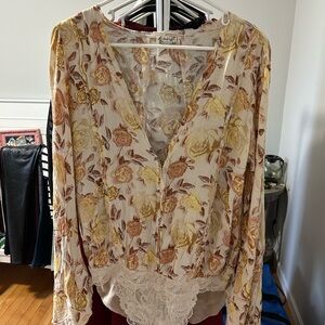 NWOT Free People Bodysuit